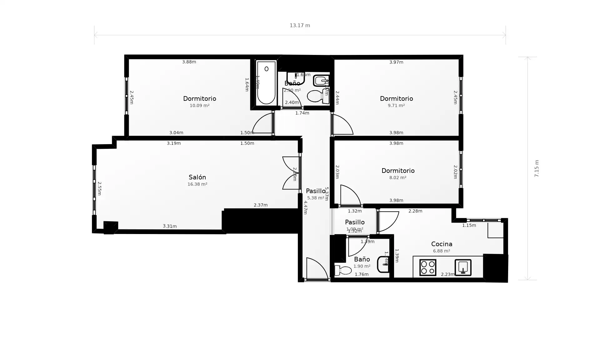Wohnung mit Aufzug zum Verkauf in Calle Bermúdez de Castro 58, imagen 45