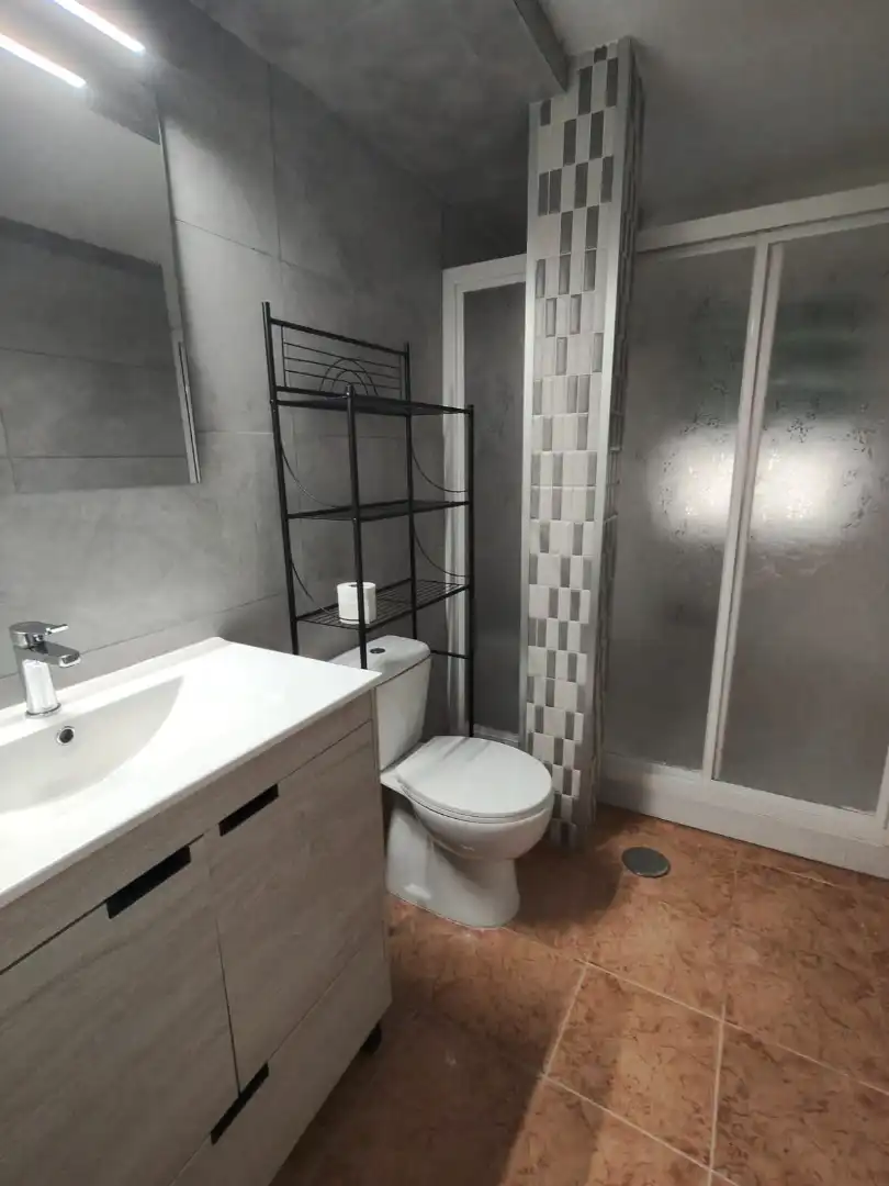 Bathroom of Flat for rent in Granada  with Furnished, Washing machine and Microwave