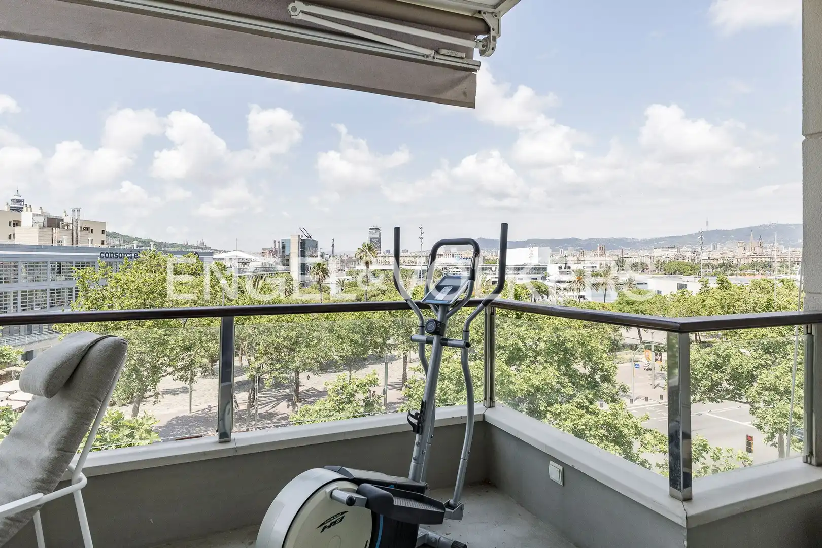 Terrasse von Wohnung zur Miete in Barcelona mit Klimaanlage, Heizung und Parkett