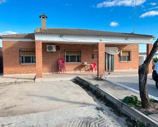 Exterior view of House or chalet for sale in Villafranca de los Caballeros  with Air Conditioner, Terrace and Storage room