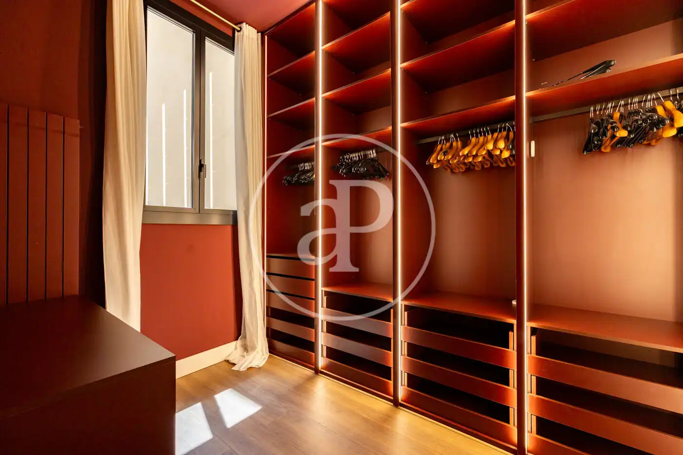 Schlafzimmer von Wohnung zur Miete in Barcelona mit Klimaanlage, Heizung und Möbliert