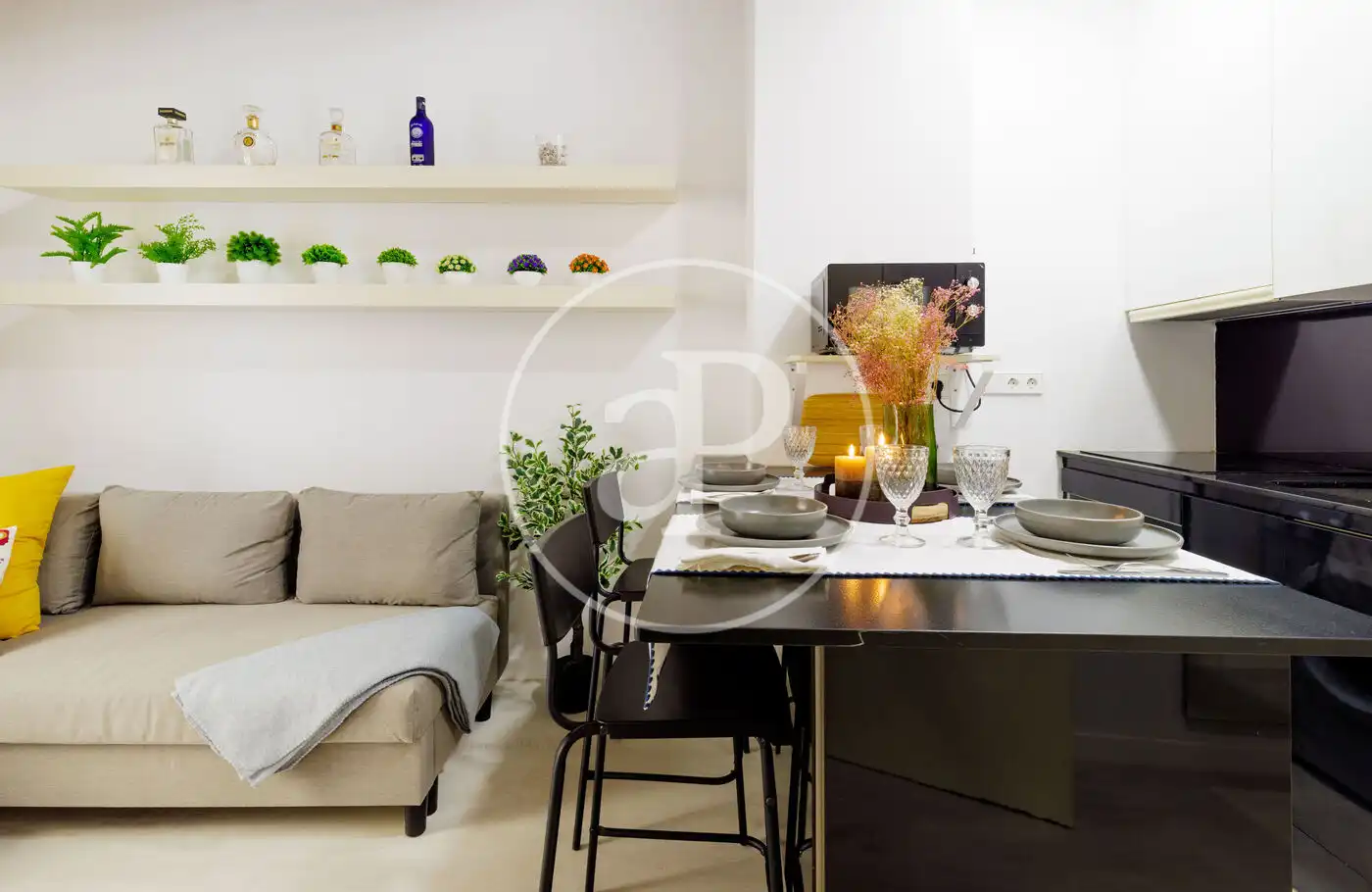 Comedor de Piso de alquiler en Valencia con Aire acondicionado, Calefacción y Amueblado