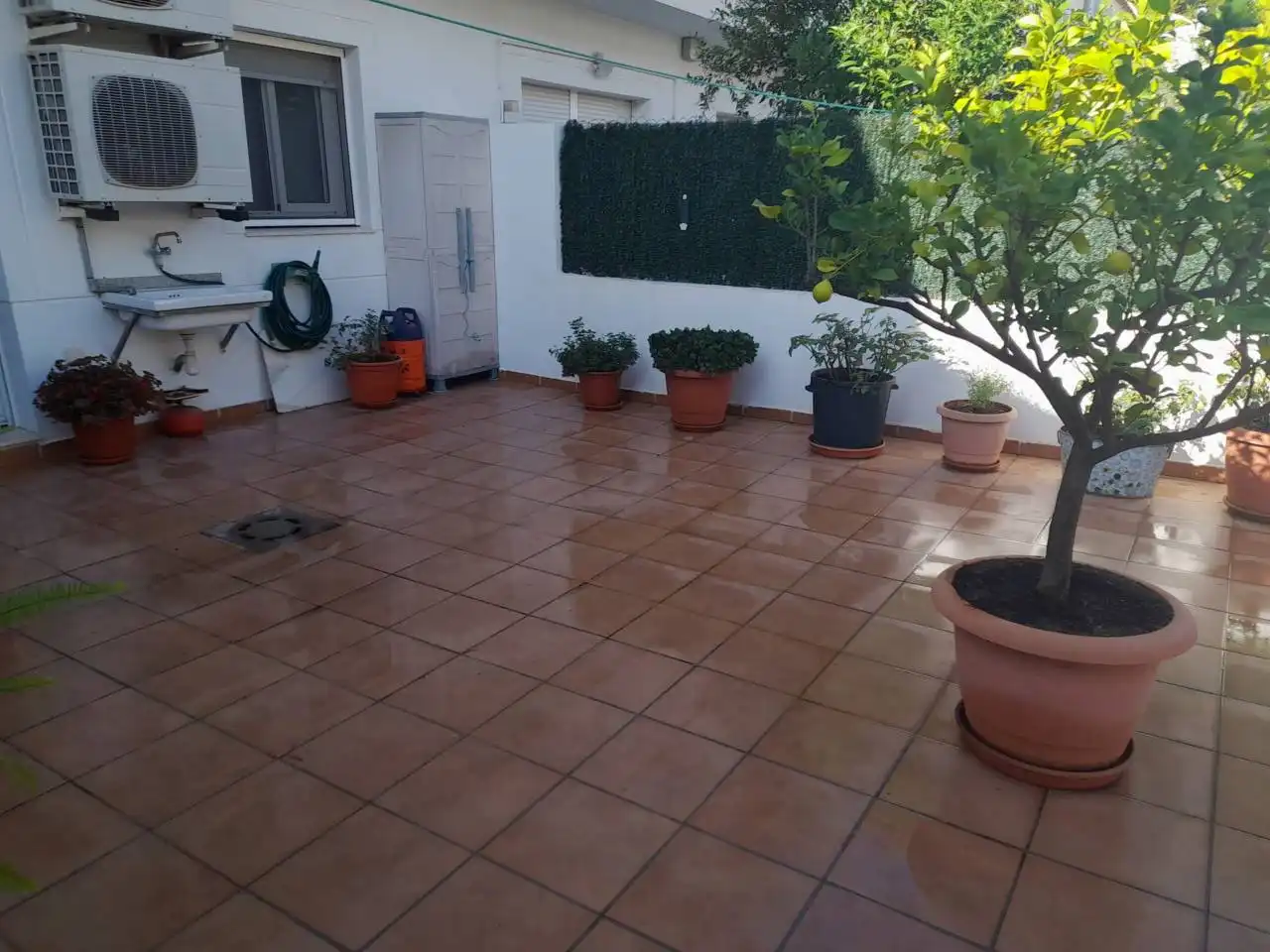 Terraza de Casa adosada en venta en Alborache