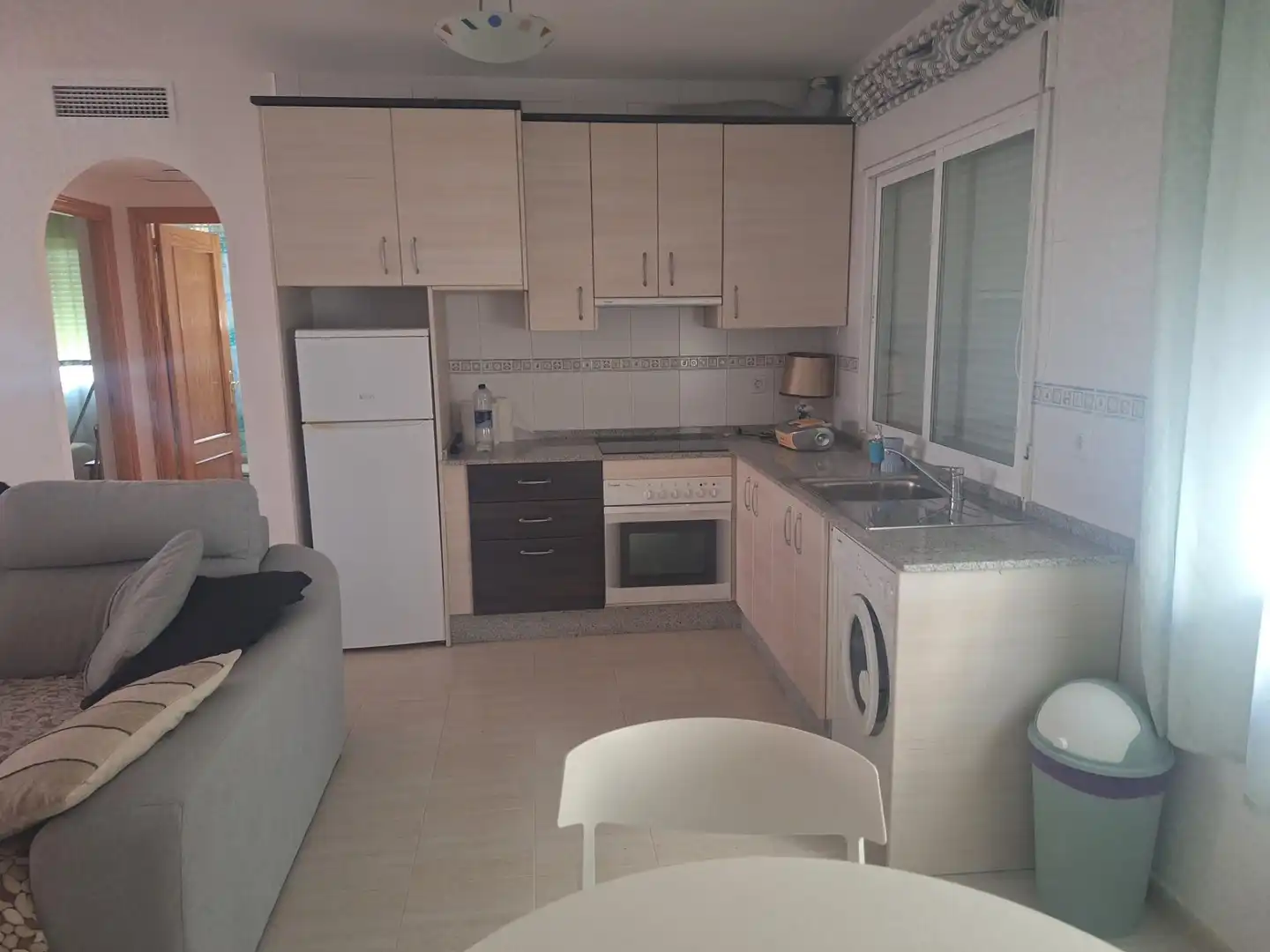 Cocina de Apartamento en venta en Cuevas del Almanzora con Aire acondicionado, Calefacción y Amueblado