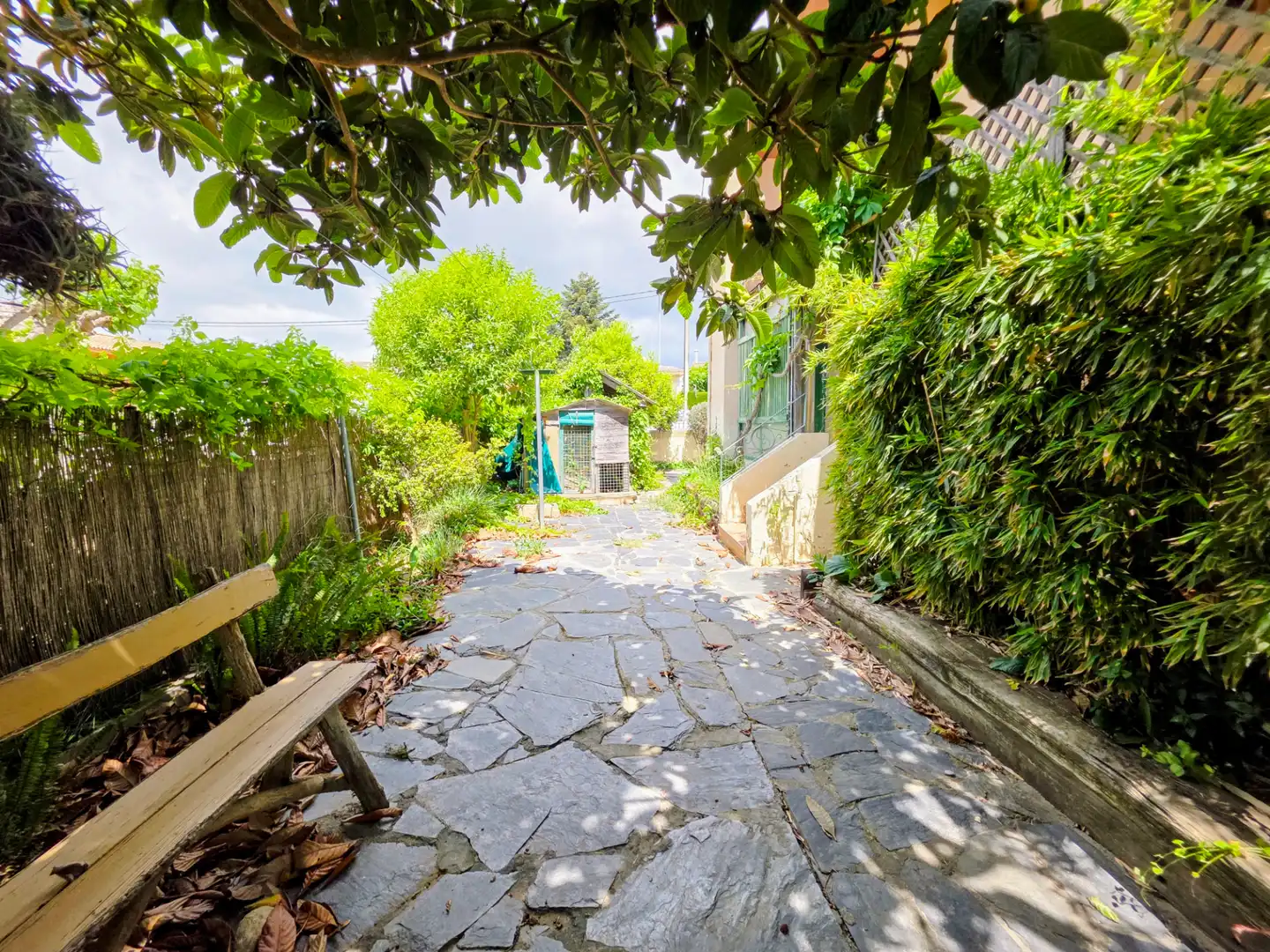 Jardín de Casa o chalet en venta en Sant Cugat Sesgarrigues con Calefacción, Terraza y Amueblado