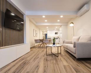 Sala d'estar de Apartament per a compartir en  Valencia Capital amb Aire condicionat i Terrassa