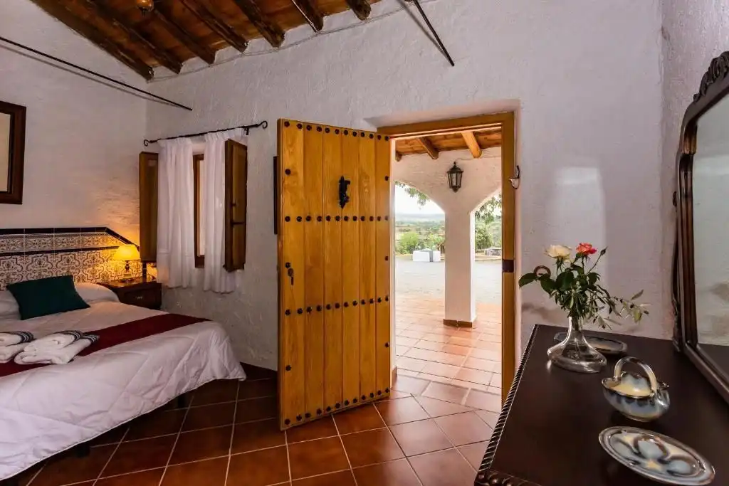 Bedroom of Houses for sale in La Granjuela  with Air Conditioner