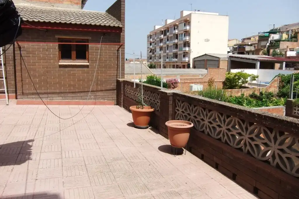 Terrassa de Casa o xalet de lloguer en Les Borges Blanques amb Aire condicionat, Calefacció i Jardí privat