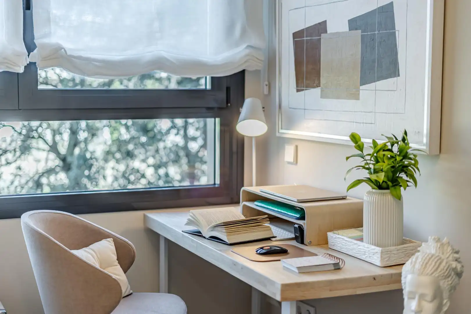 Schlafzimmer von Wohnung zum Verkauf in Boadilla del Monte mit Klimaanlage, Heizung und Terrasse