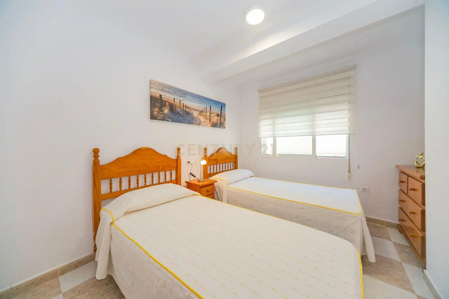 Dormitori de Apartament de lloguer en Calpe / Calp amb Piscina comunitària