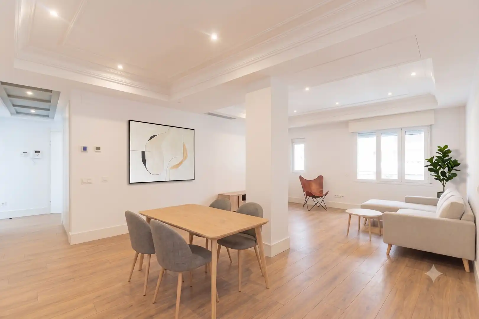 Esszimmer von Wohnung zur Miete in Madrid mit Klimaanlage, Heizung und Abstellraum