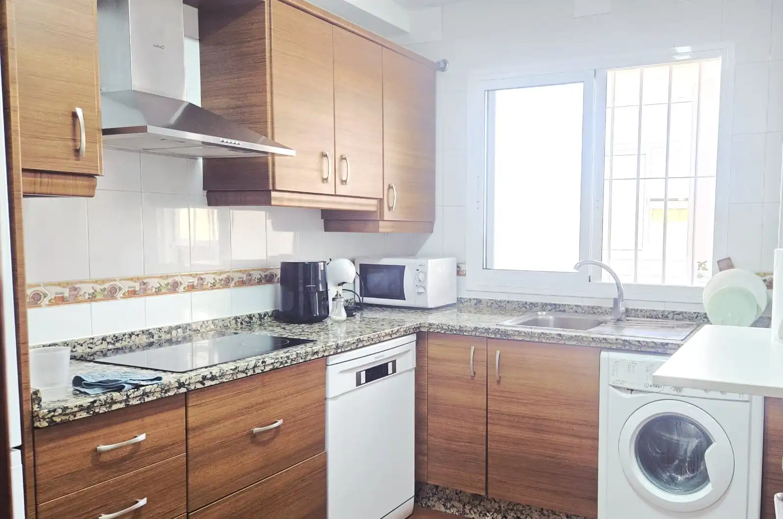 Kitchen of Flat for sale in Rincón de la Victoria  with Air Conditioner, Terrace and Furnished