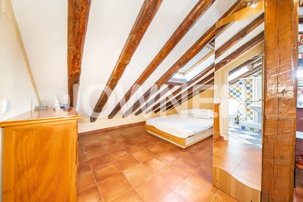 Habitación de Estudio de alquiler en Madrid con Aire acondicionado, Amueblado y Lavadora