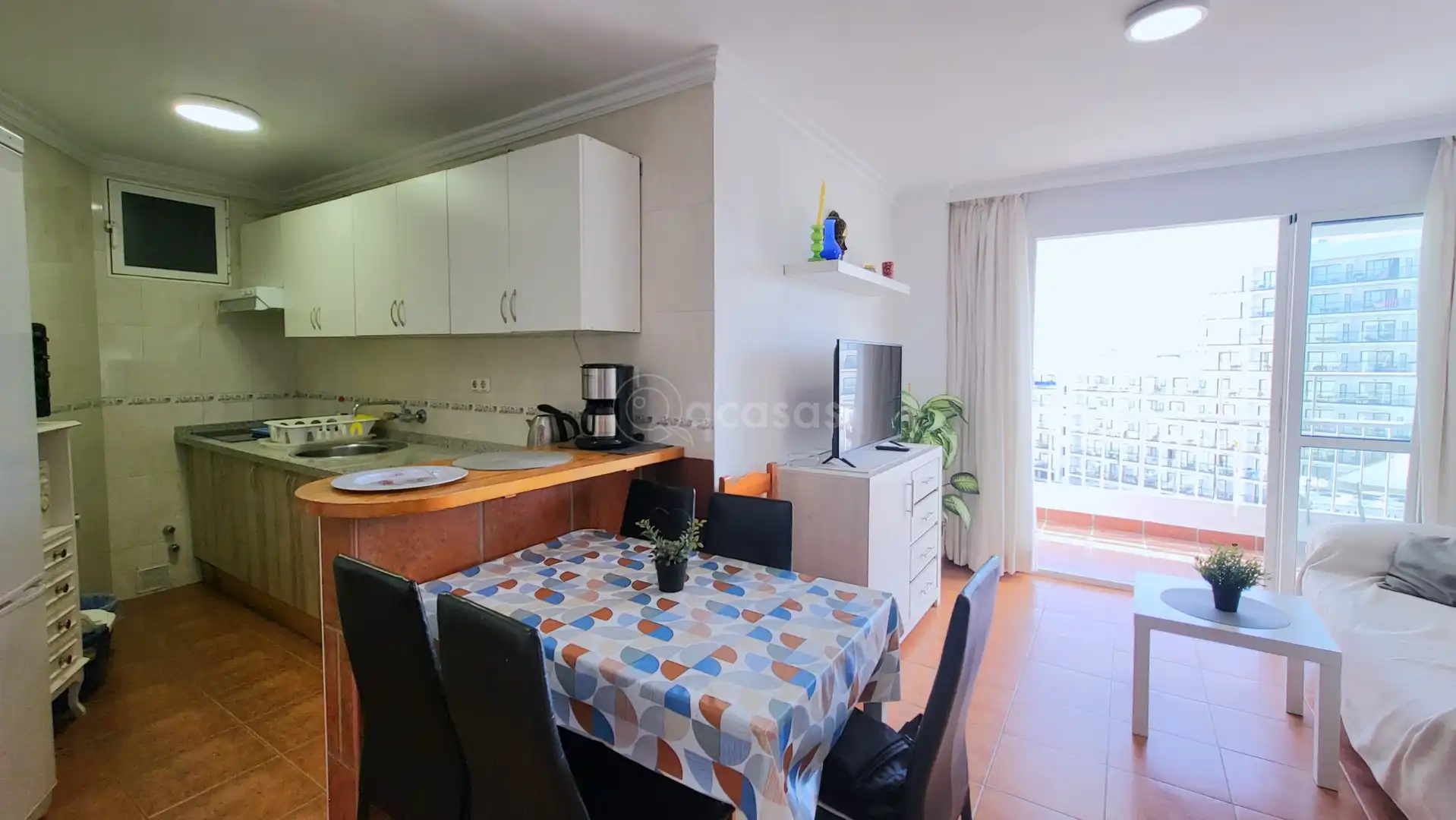 Cocina de Apartamento en venta en Benalmádena con Aire acondicionado, Calefacción y Terraza