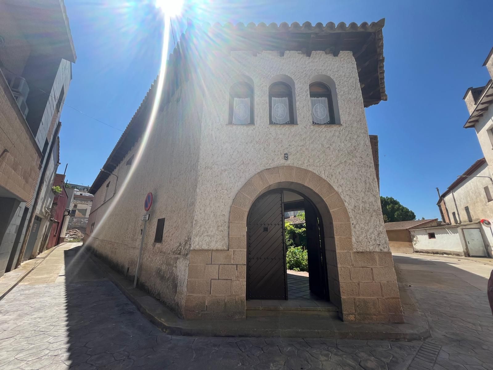 Vista exterior de Casa o xalet en venda en Pueyo de Santa Cruz amb Calefacció, Jardí privat i Terrassa