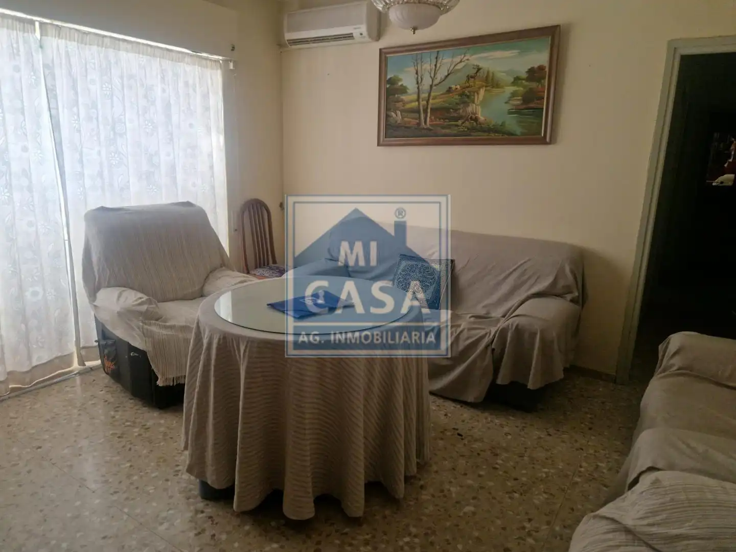 Wohnzimmer von Wohnung zur Miete in Mérida mit Klimaanlage und Möbliert