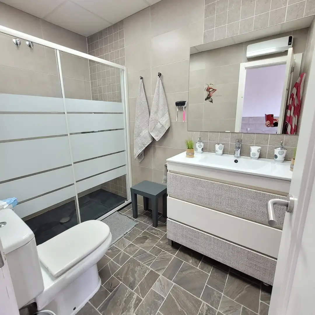 Bathroom of Houses for sale in Roquetas de Mar  with Air Conditioner, Terrace and Storage room