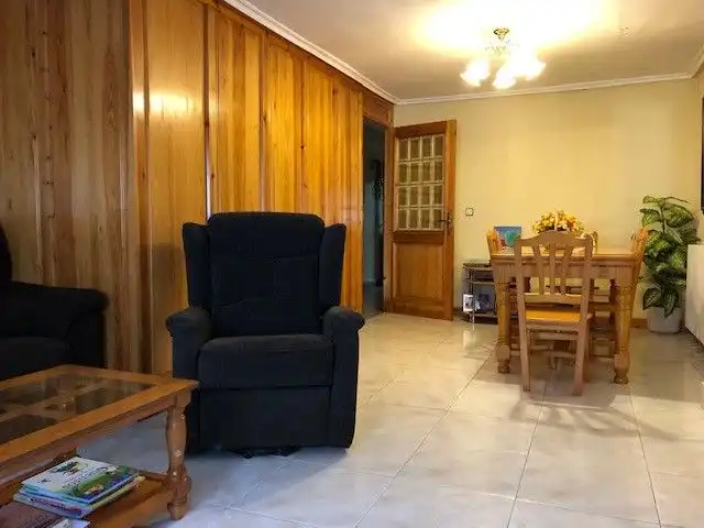 Sala de estar de Casa adosada en venta en Ansó con Terraza