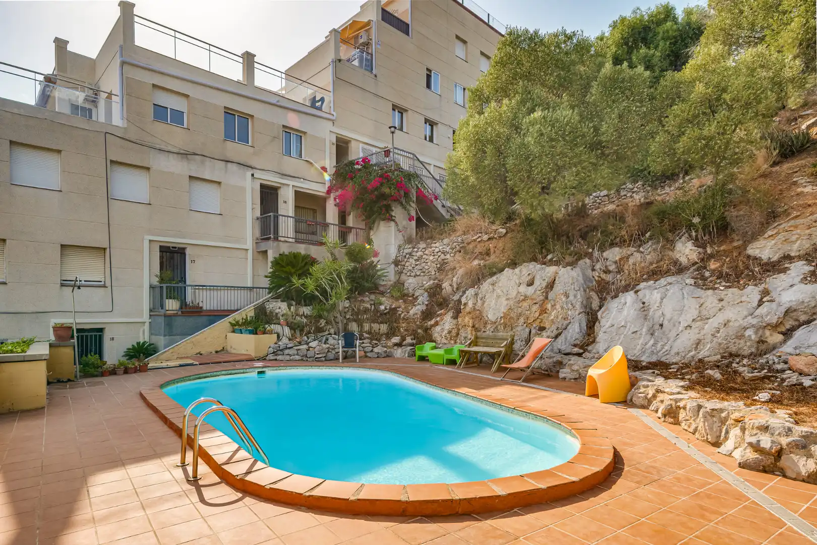 Swimming pool of Flat for sale in Sitges  with Heating, Terrace and Storage room