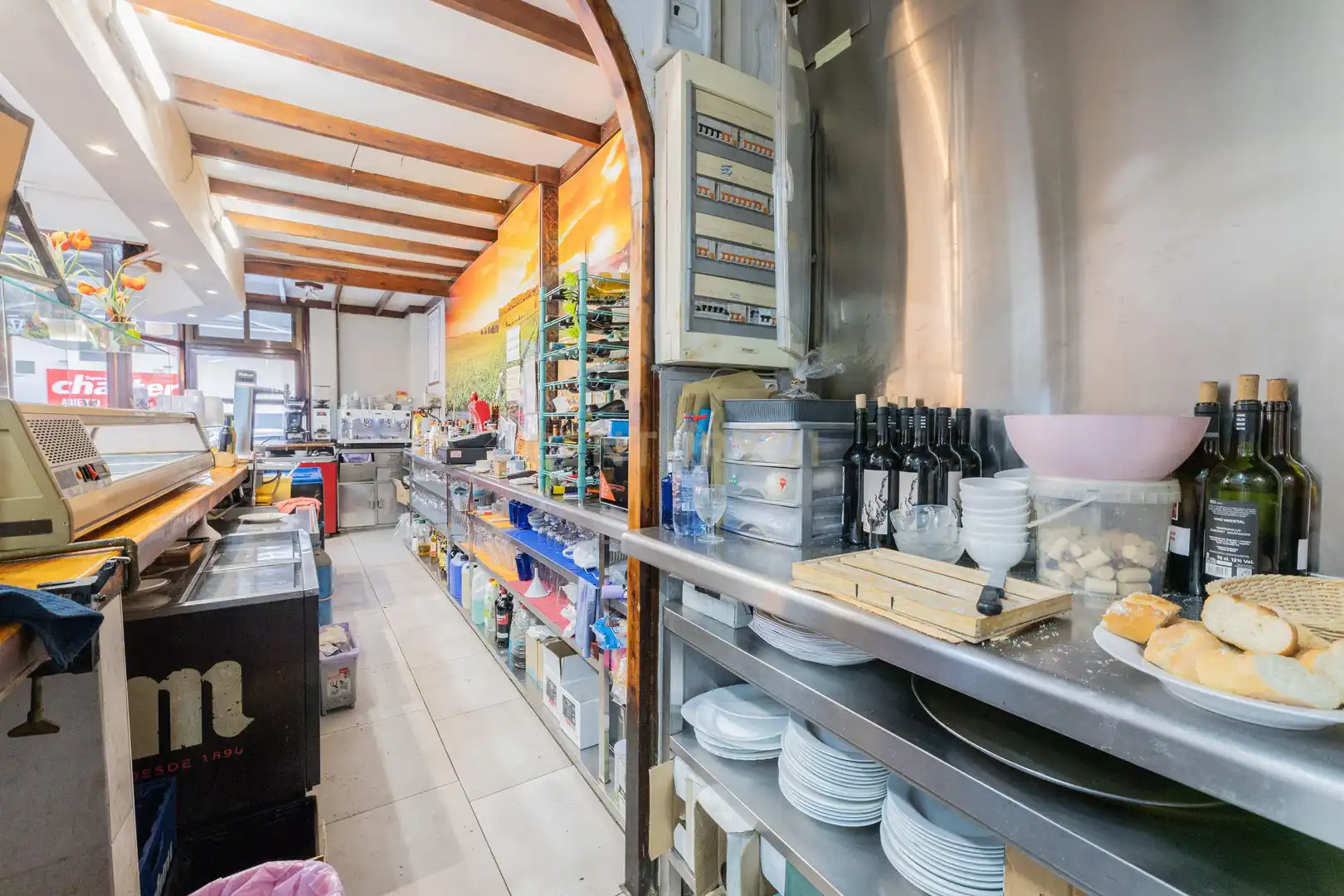 Cocina de Local en venta en Valencia con Aire acondicionado y Alarma