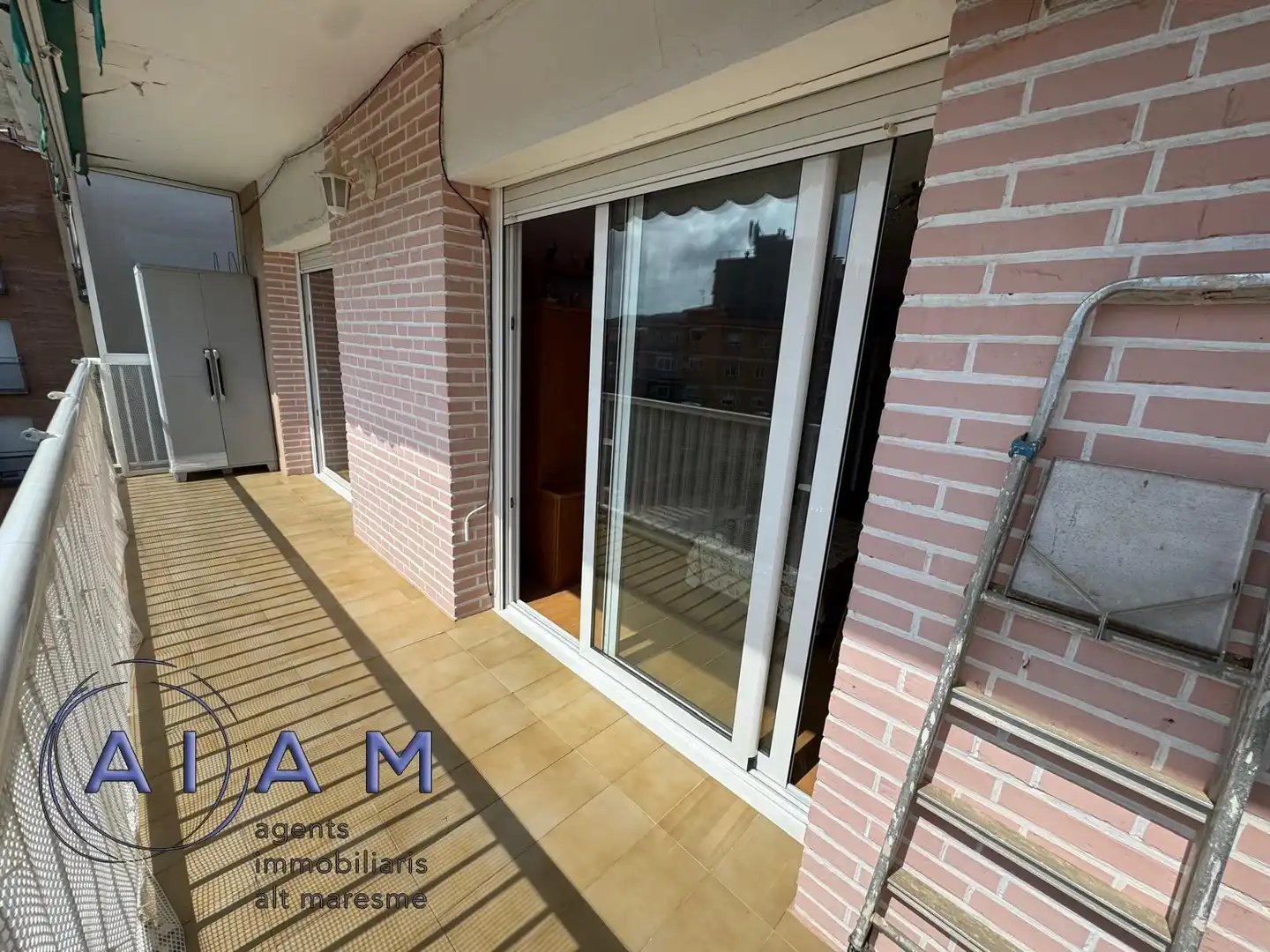 Balcony of Flat for sale in Pineda de Mar  with Air Conditioner, Heating and Parquet flooring