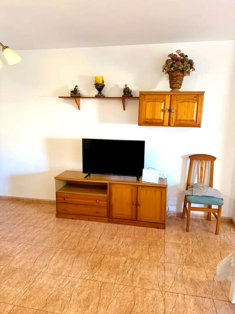 Sala de estar de Piso de alquiler en El Ejido con Aire acondicionado, Calefacción y Jardín privado