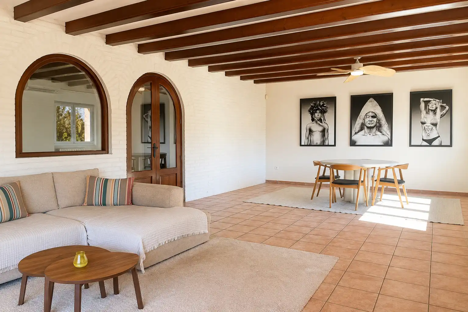 Sala de estar de Casa o chalet en venta en Olivella con Aire acondicionado, Calefacción y Jardín privado