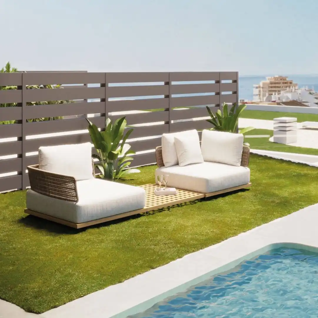 Terrace of Detached homes for sale in Fuengirola  with Air Conditioner, Heating and Private garden