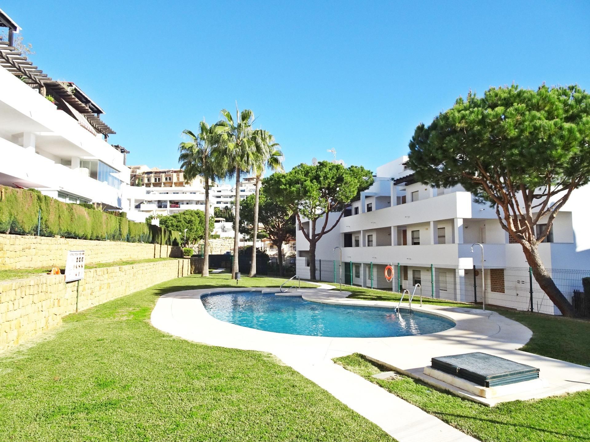 Garden of Flat for sale in Mijas  with Air Conditioner, Private garden and Terrace