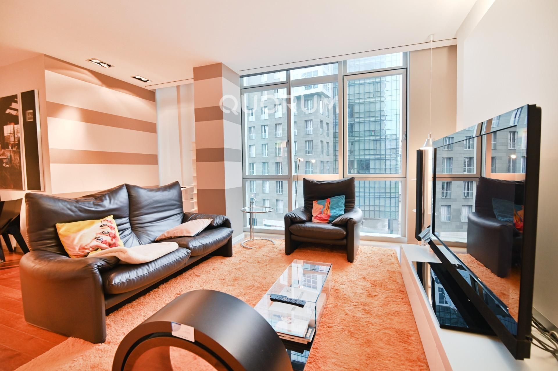 Sala de estar de Piso de alquiler en Bilbao  con Trastero y Amueblado