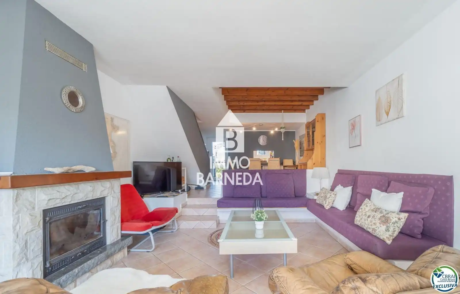 Living room of Houses for sale in Empuriabrava  with Air Conditioner, Heating and Terrace