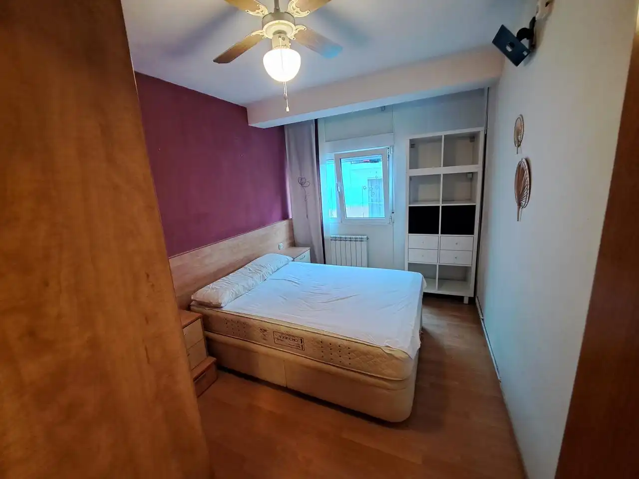 Bedroom of Flat for sale in Zaragoza  with Air Conditioner