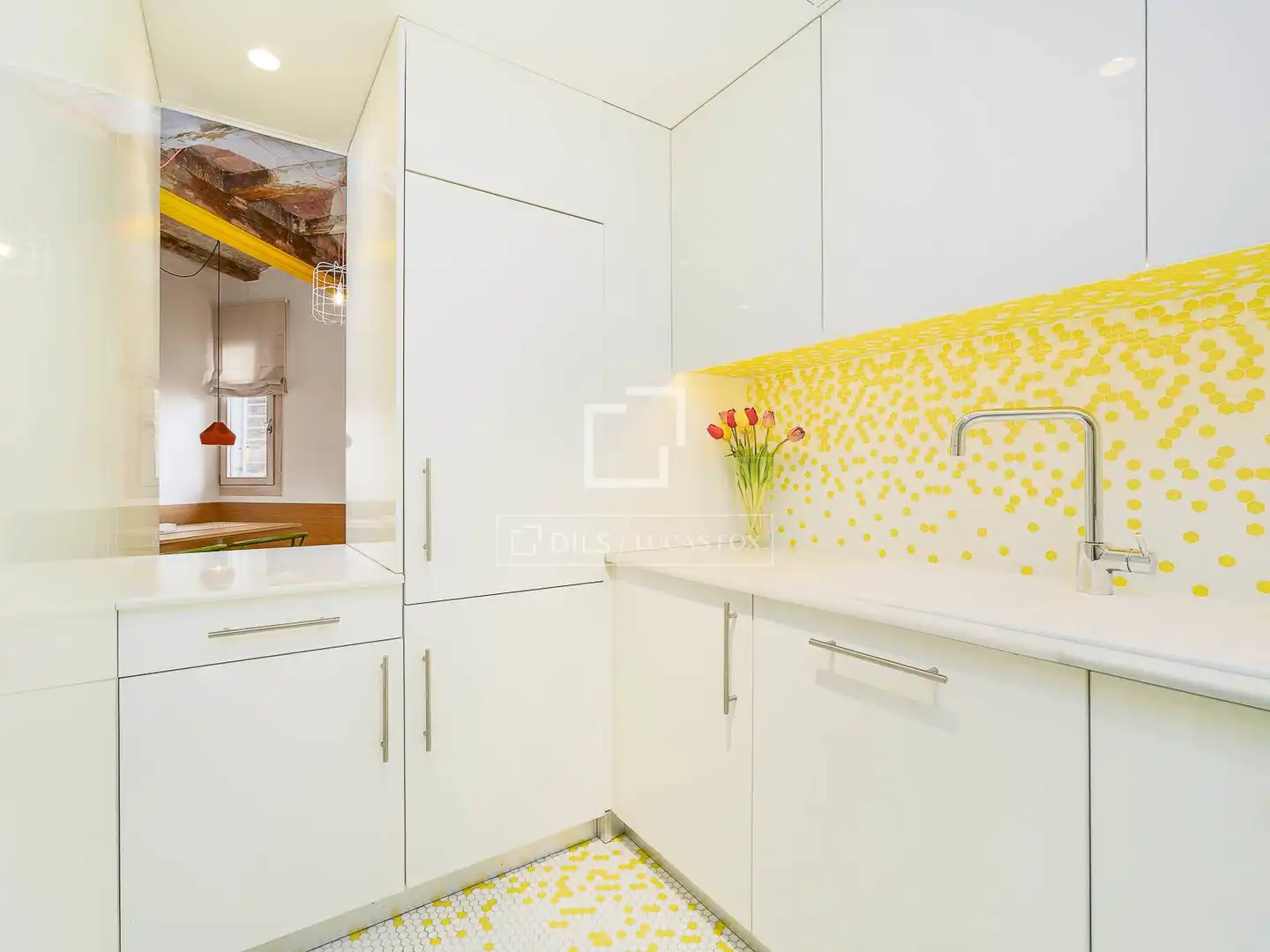 Kitchen of Flat for sale in Barcelona  with Air Conditioner, Heating and Parquet flooring