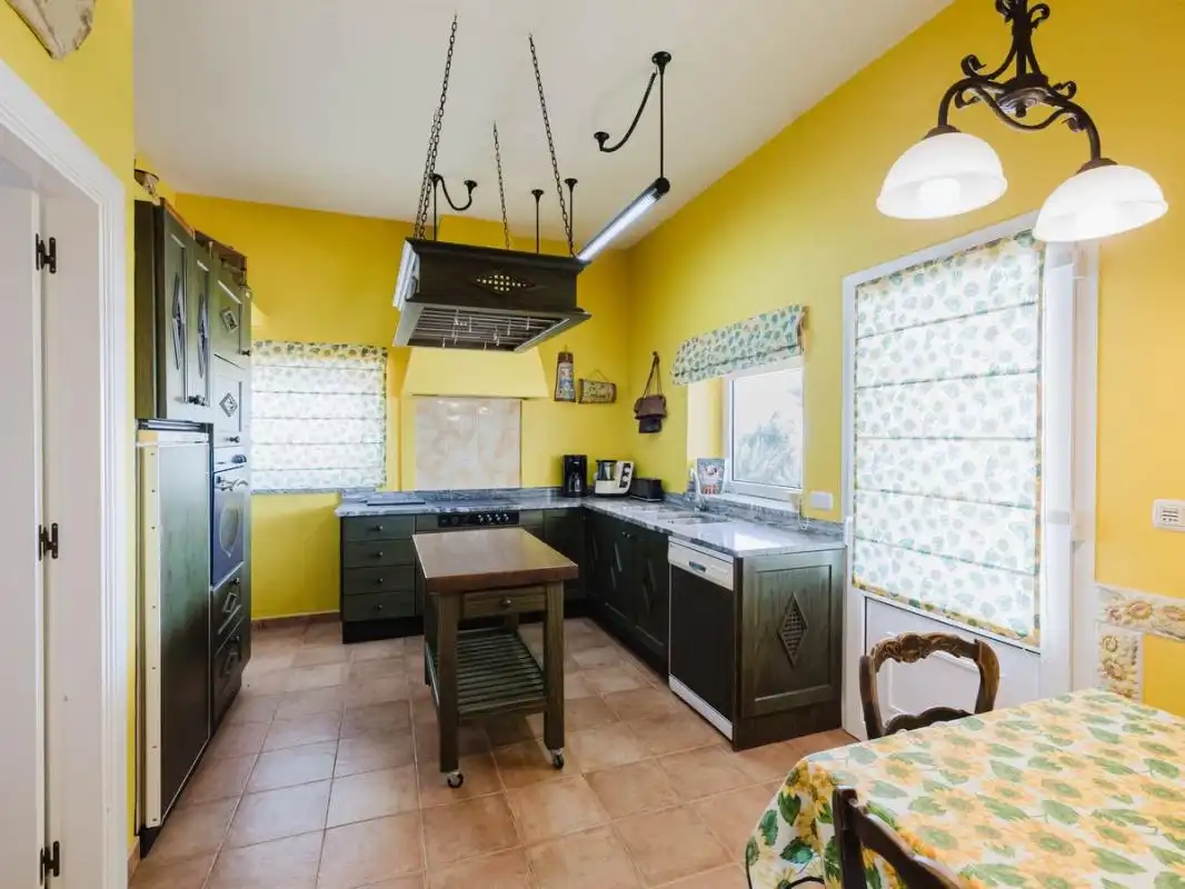Cuina de Casa o xalet en venda en Torrox amb Aire condicionat, Calefacció i Jardí privat