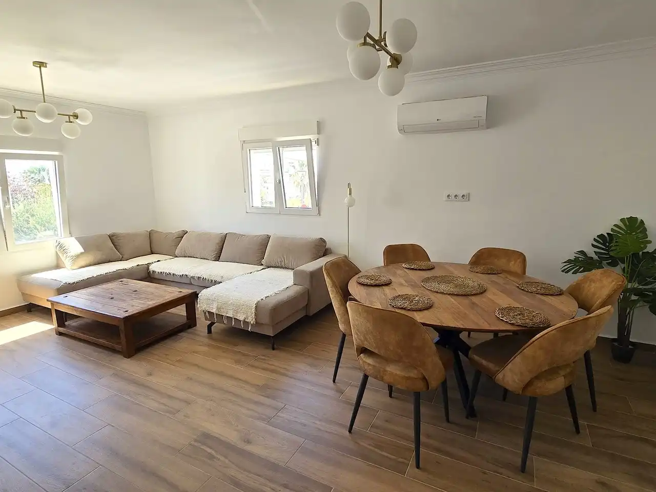 Living room of Houses for sale in Mojácar  with Air Conditioner, Terrace and Swimming Pool