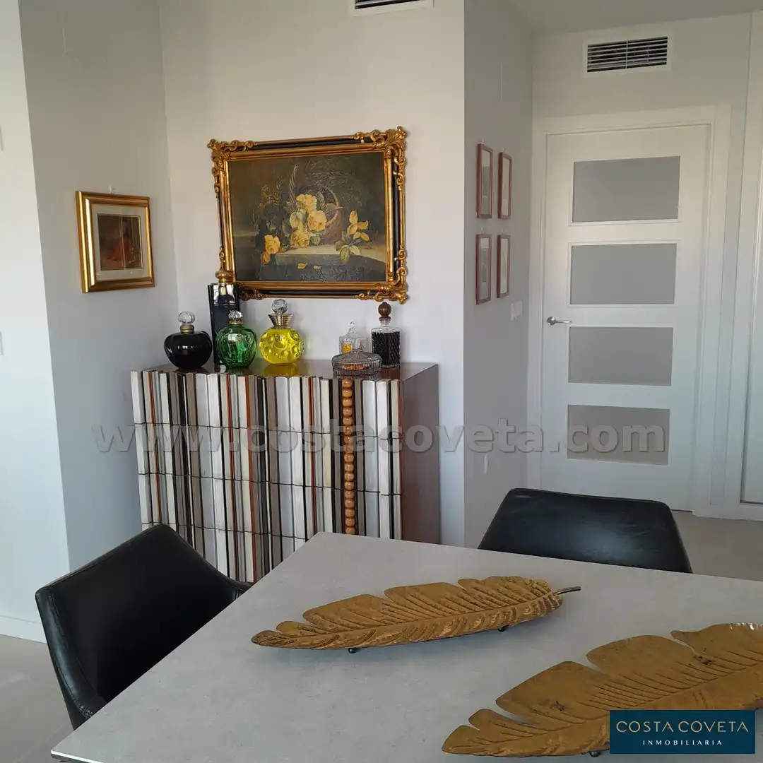 Dining room of Apartments for sale in El Campello  with Air Conditioner, Swimming Pool and Furnished