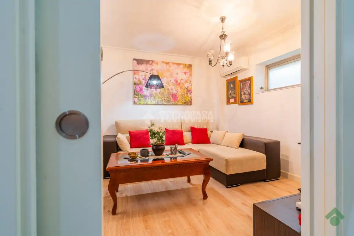 Sala d'estar de Casa adosada en venda en Puerto Real amb Terrassa