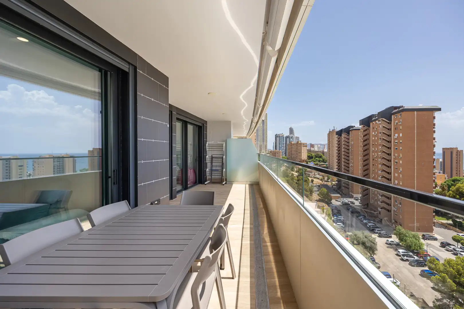 Terraza de Apartamento en venta en Benidorm con Trastero, Piscina y Amueblado
