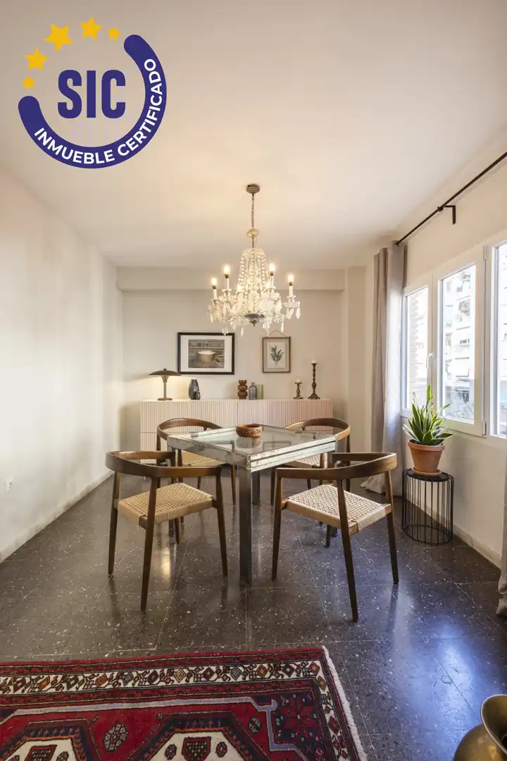 Dining room of Flat for sale in Valencia  with Air Conditioner and Terrace