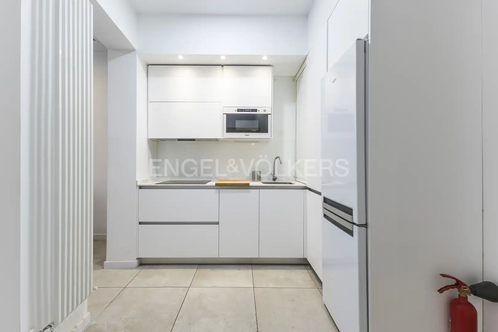 Kitchen of Flat for rent in Madrid  with Air Conditioner, Heating and Furnished