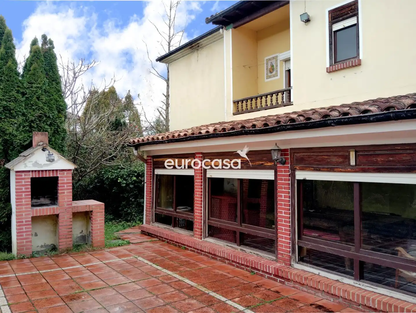 Vista exterior de Casa o chalet en venta en Castañeda con Calefacción, Jardín privado y Terraza