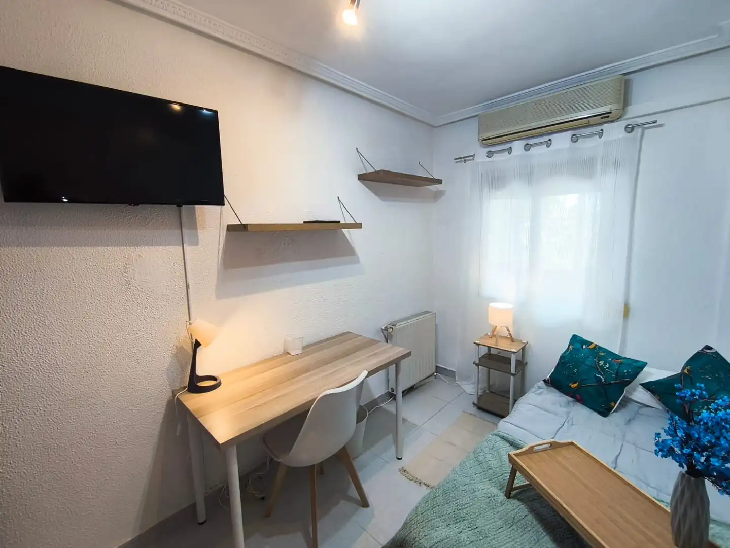 Habitación de Piso para compartir en Alcalá de Henares con Aire acondicionado, Calefacción y Amueblado
