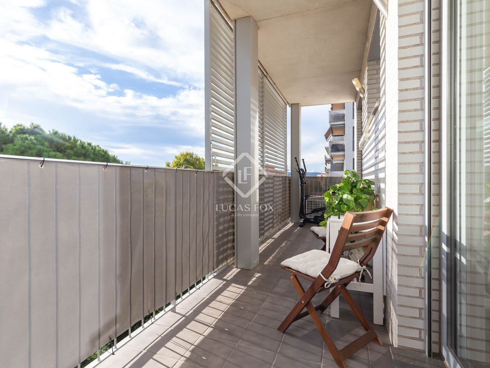 Balcony of Flat for sale in Sant Feliu de Llobregat  with Air Conditioner, Heating and Private garden