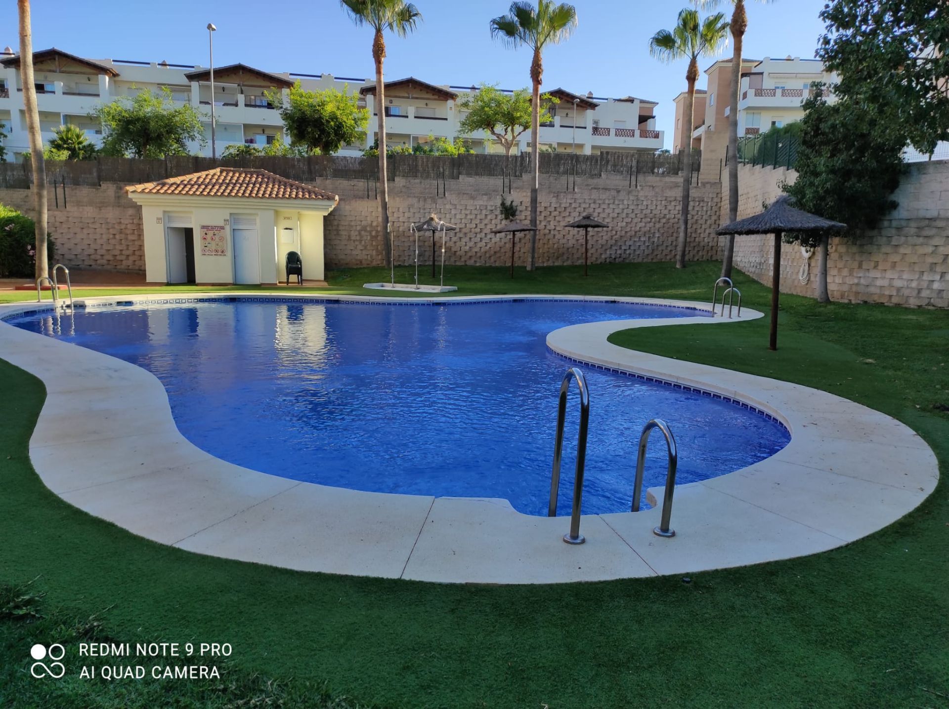 Swimming pool of Apartment to rent in Benalmádena  with Air Conditioner, Heating and Terrace