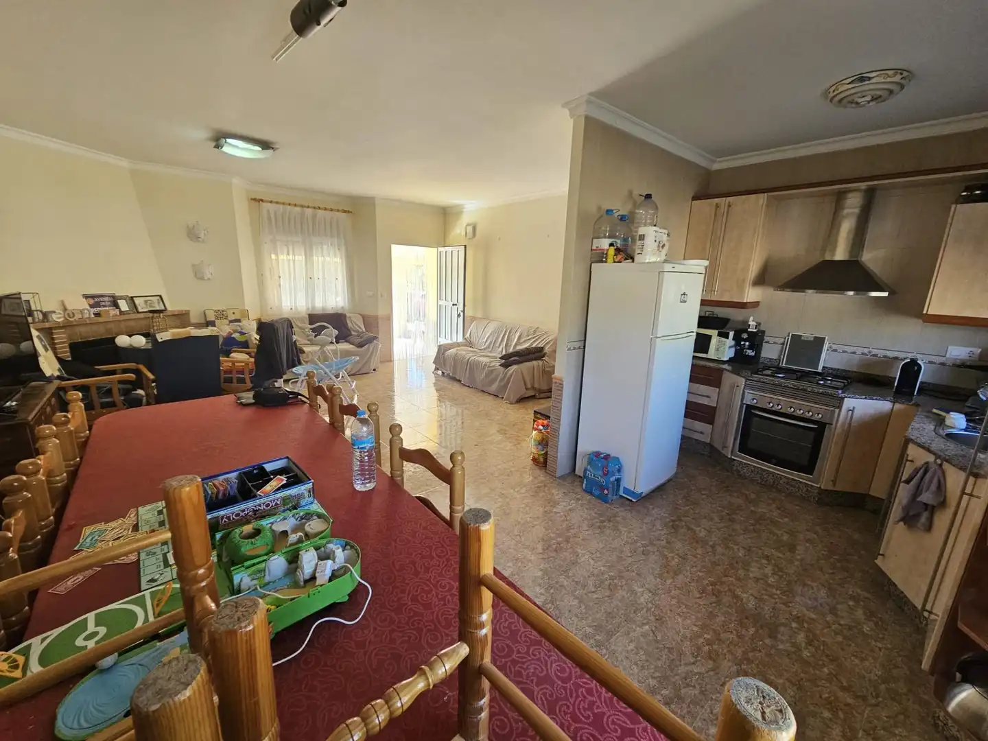 Cuina de Casa o xalet en venda en Águilas amb Jardí privat, Terrassa i Traster