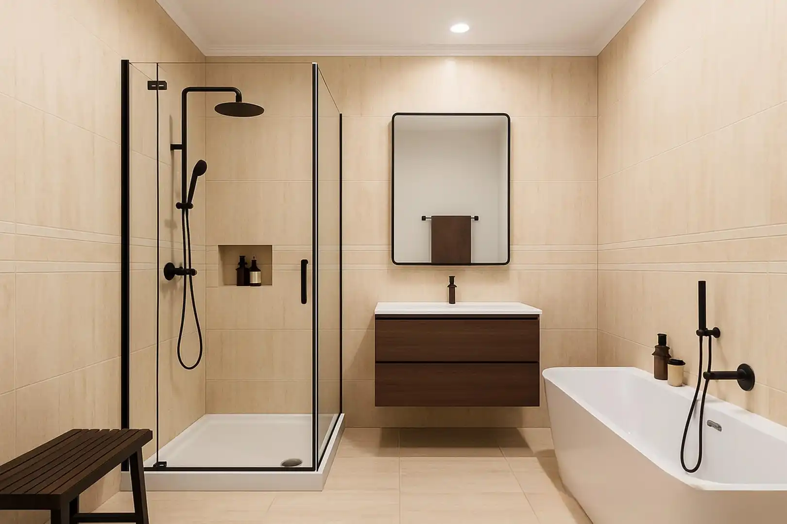 Baño de Casa o chalet en venta en Torrelodones con Aire acondicionado, Calefacción y Jardín privado