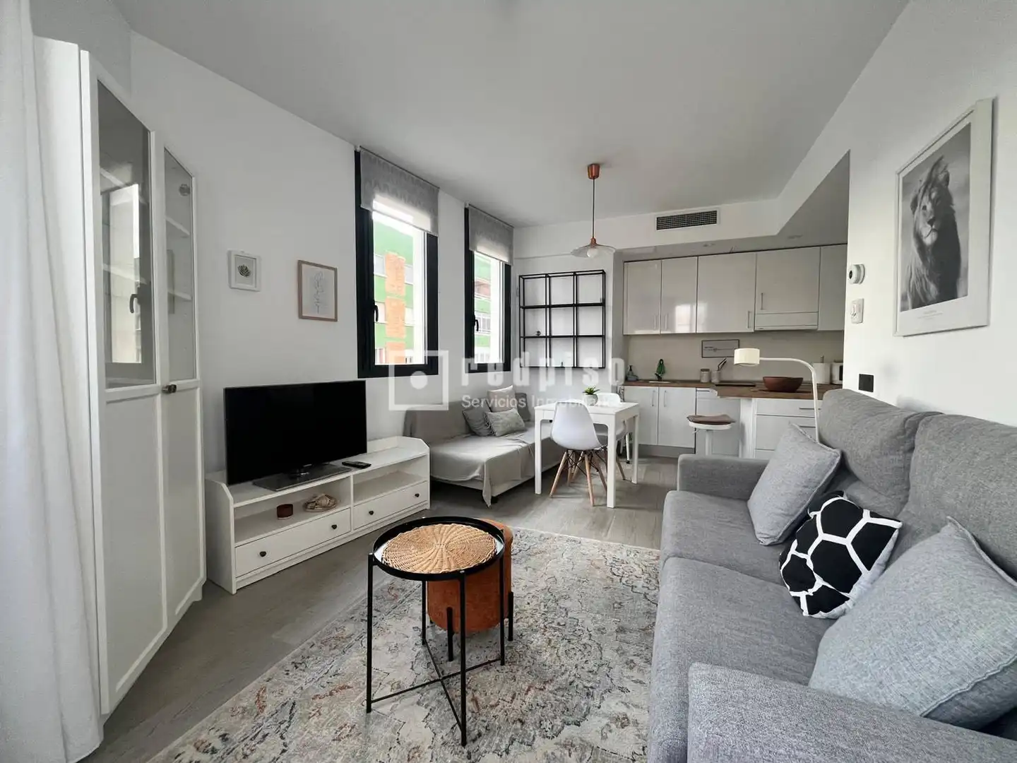 Sala de estar de Piso de alquiler en Málaga con Aire acondicionado, Calefacción y Terraza