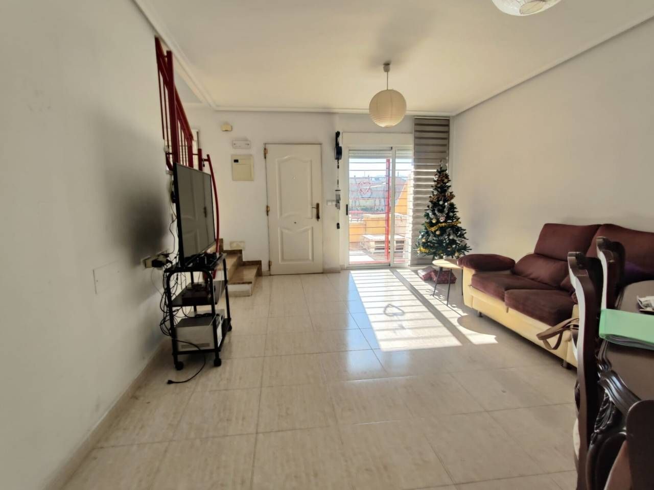 Sala de estar de Casa adosada en venta en  Murcia Capital con Aire acondicionado y Terraza