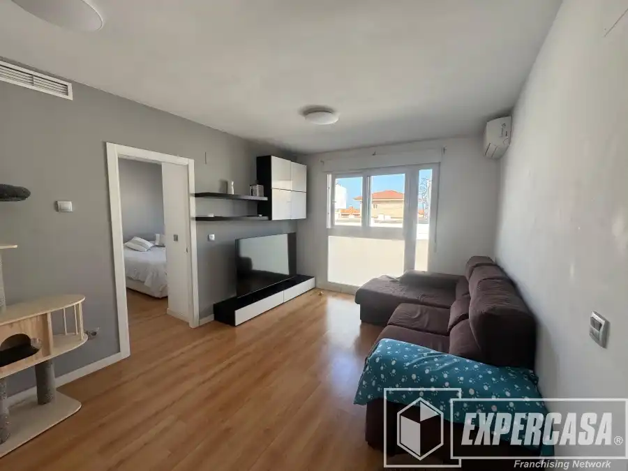 Sala de estar de Piso en venta en Beniparrell con Aire acondicionado, Parquet y Amueblado
