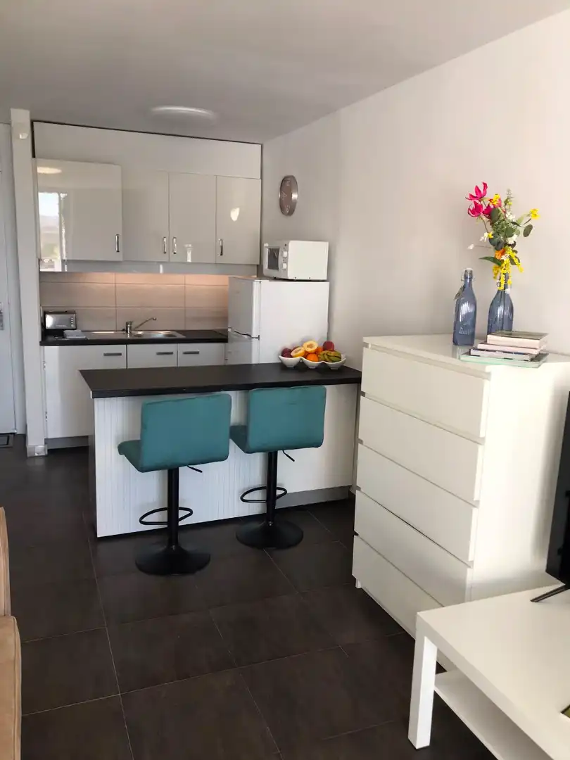 Cocina de Apartamento de alquiler en Adeje con Terraza, Amueblado y Lavadora